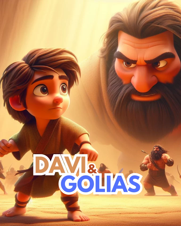 davi e golia-livro de colorir